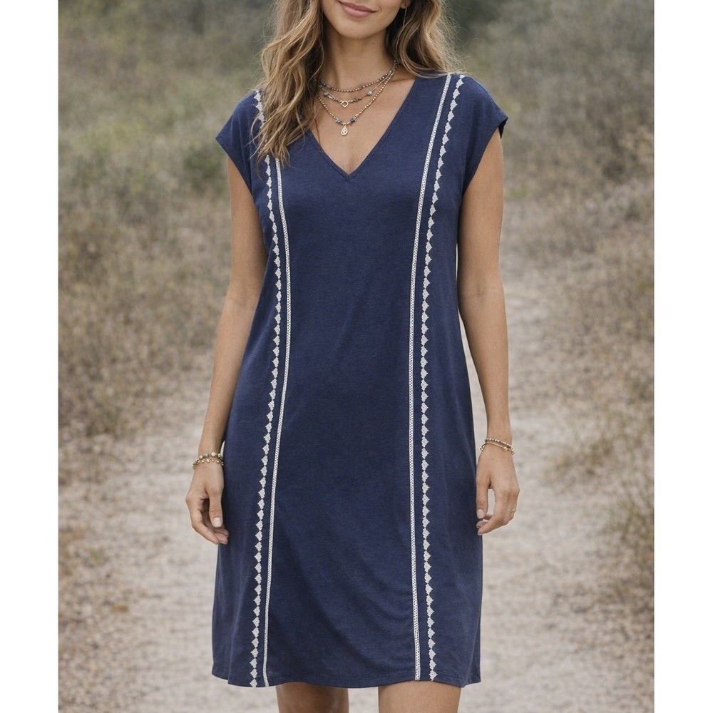 Pure Jill Shift T-Shirt Dress Pullover